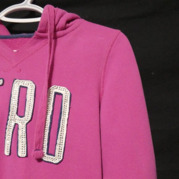 AEROPOSTALE | medium | Pink Hooded Sweatshirt / Hoodie | Kangaroo Pockets | GUC - Picture 6 of 16